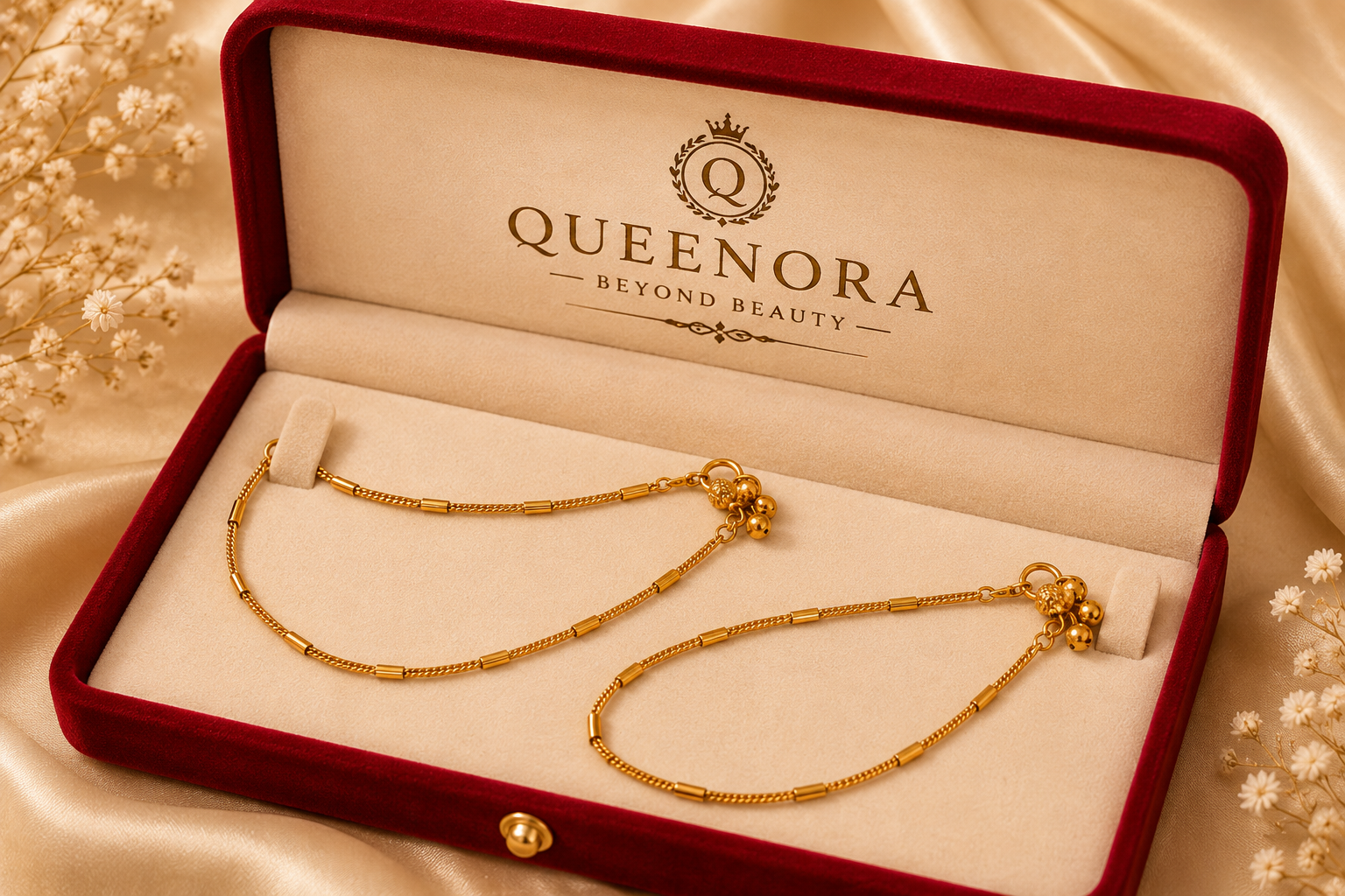 Golden Tube Detail Classic Payal - Image 2